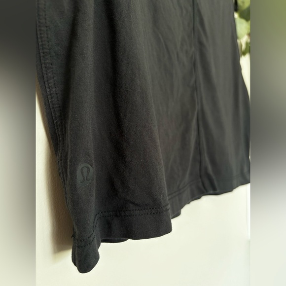 Lululemon All Yours Cropped Cotton Tank - Black - Picture 4 of 5